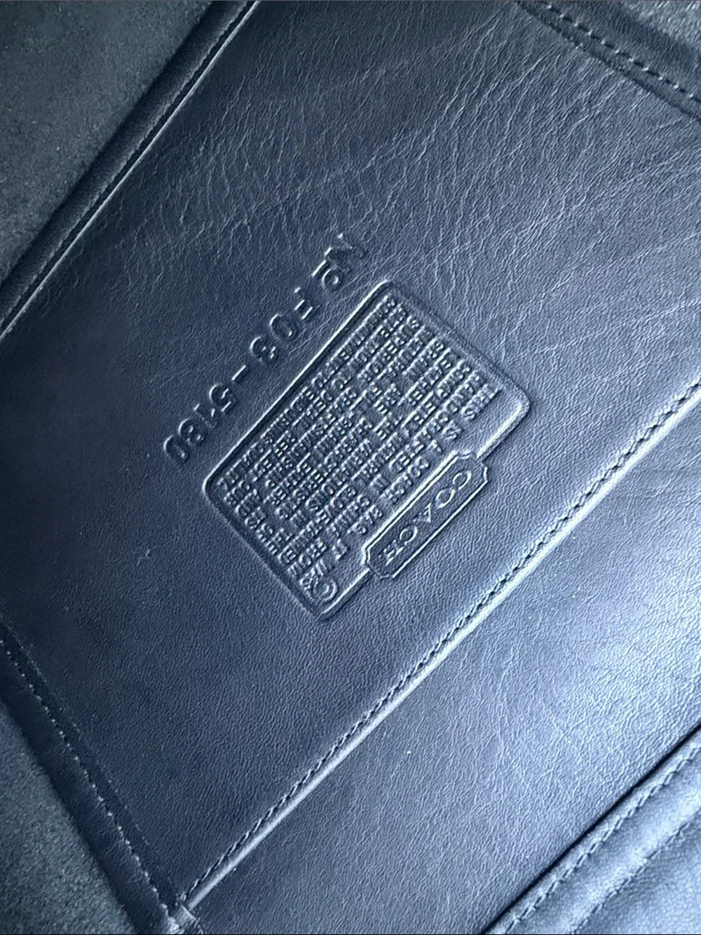 Coach Black Leather metropolitan briefcase with Gold-Tone Hardware